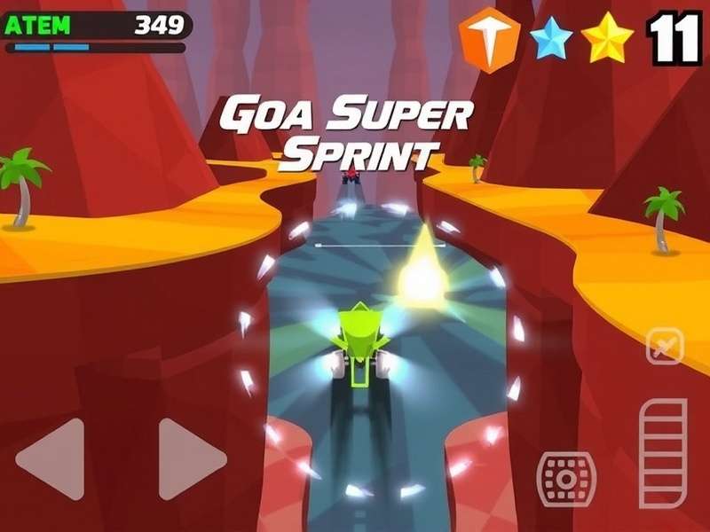 Goa Super Sprint Game Screenshot